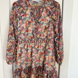 Zara Multicolor Floral Dress